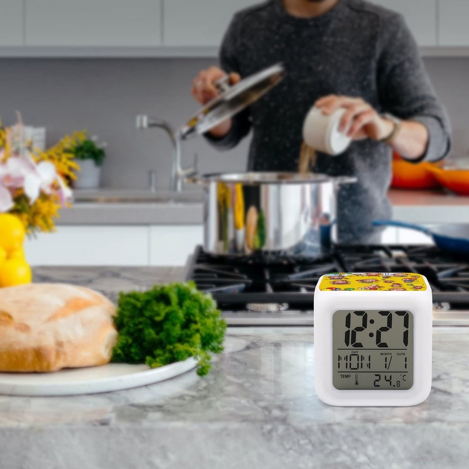 Amazon.co.jp: おさるのもんきち目覚まし時計 アナログ 大音量